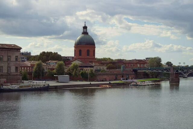 The Garonne River in Toulouse